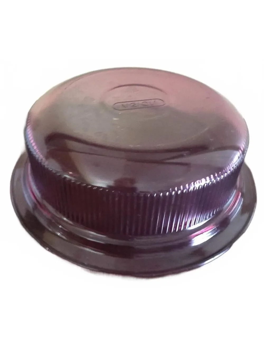 Vintage Corning Visions Cranberry Casserole Dish 1Qt V-31-B